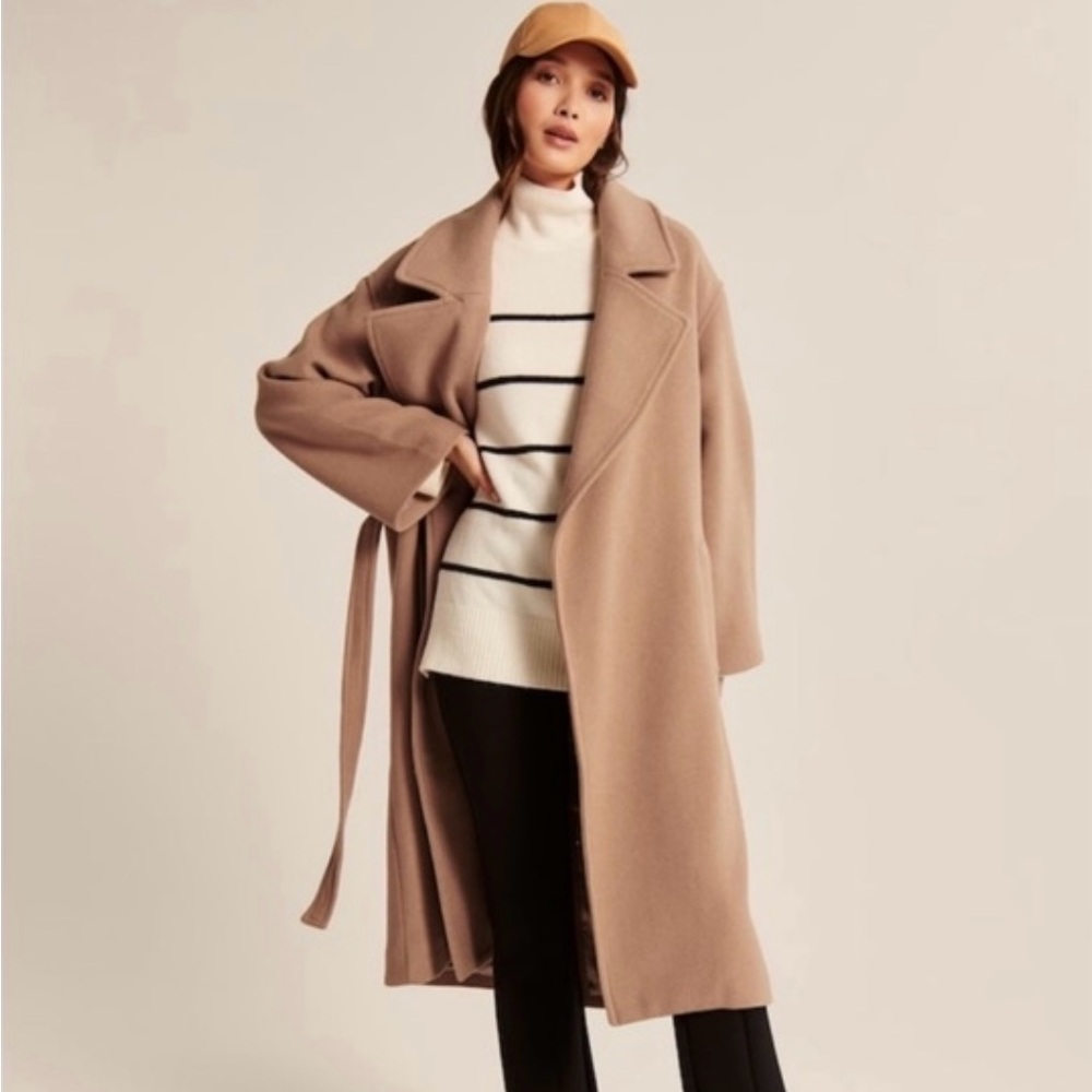 Abercrombie Women’s Wool Wrap Coat - Small Tall